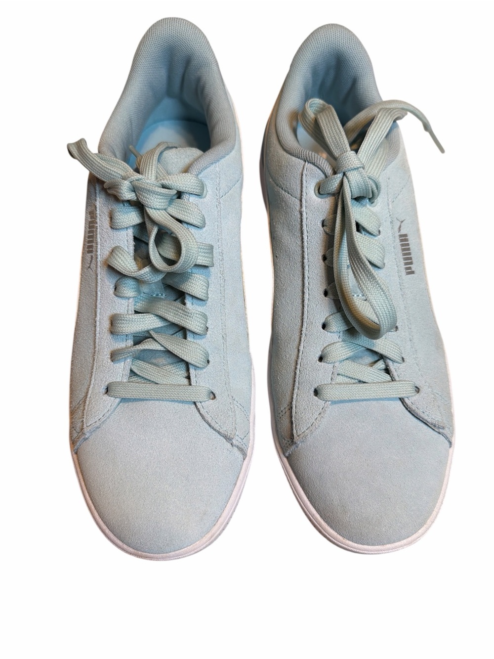 PUMA Vikky V3 Imprints Women's Sneakers - Mint & White - Picture 2 of 8